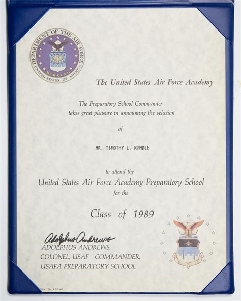 air force reset certificate